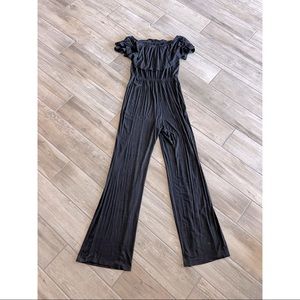 Black Off the shoulder Romper